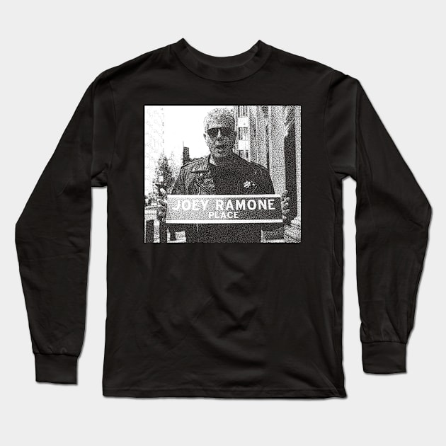 WHITE BOURDAIN PUNK ROCK PLEACE Long Sleeve T-Shirt by neng